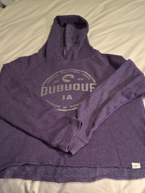 Blue 84 Tops - National Missisdippi River Museum Purple Hoodie.